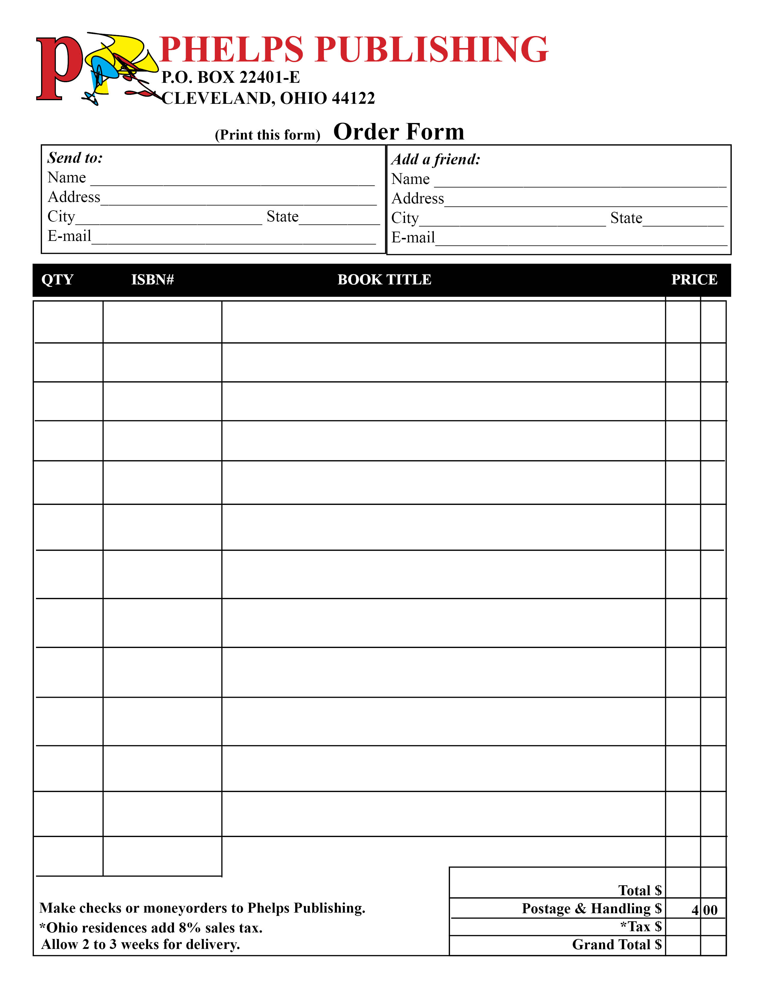 order form